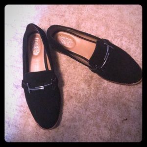 Black loafers